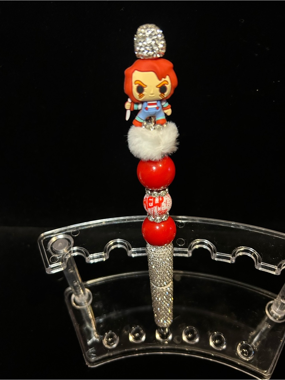 Chucky beaded pen